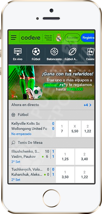 codere colombia apuestas deportivas app